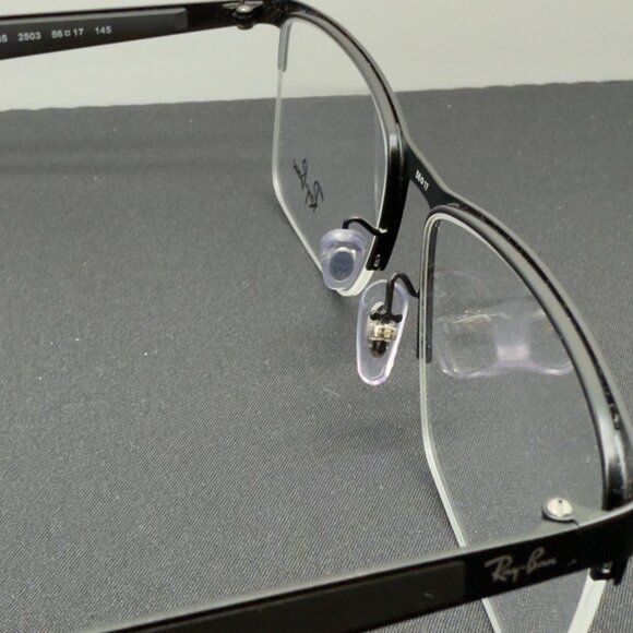 Ray Ban RB6335 2503 Black Authentic Eyeglasses Frames 56--17-145 - Picture 12 of 13